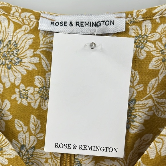 NWT Kallie Cutout Floral Ruffle Mini Dress 100% Cotton Sleeveless Medium - Picture 11 of 13